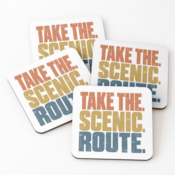 Item preview, Take The Scenic Route Travel Adventure Wanderlust Explorer designed and sold by JonesFlora2025.