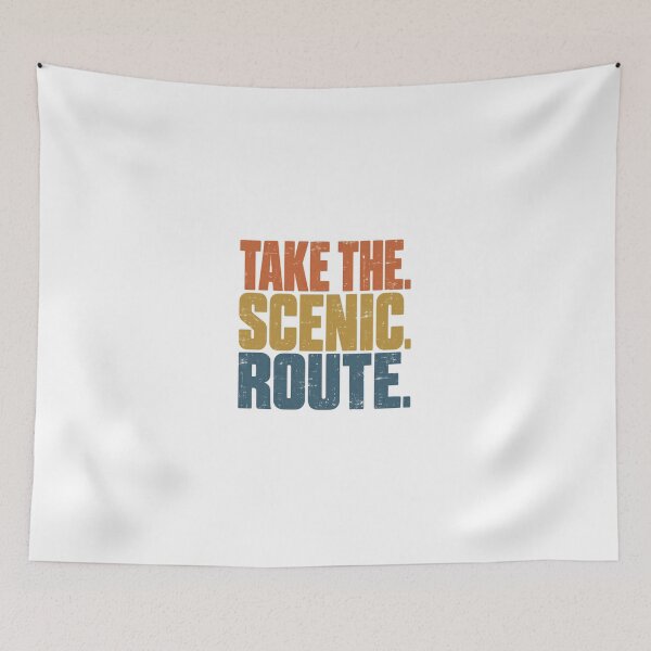 Item preview, Take The Scenic Route Travel Adventure Wanderlust Explorer designed and sold by JonesFlora2025.