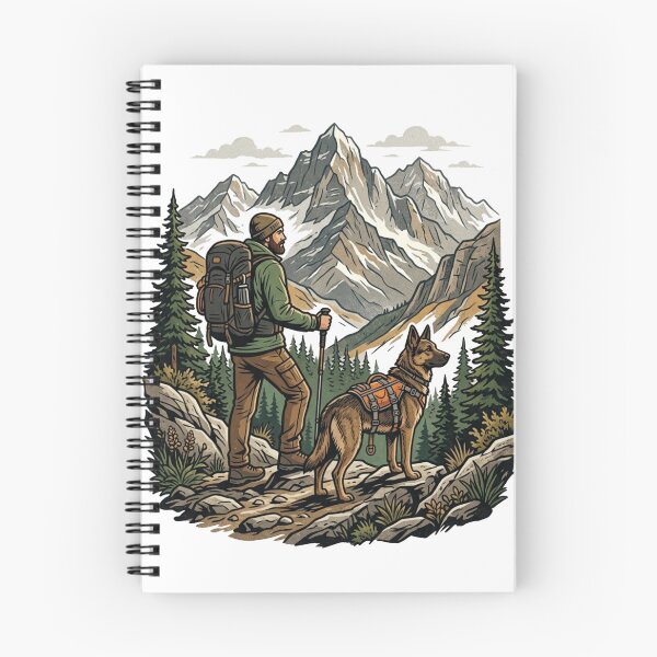 Item preview, Mountain Trail Dog Explorer designed and sold by meghnad.