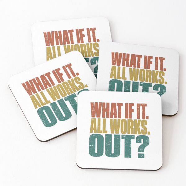 Item preview, What If. All Works. Out? Motivational Optimism Inspirational Mindset designed and sold by RetroMini2026.