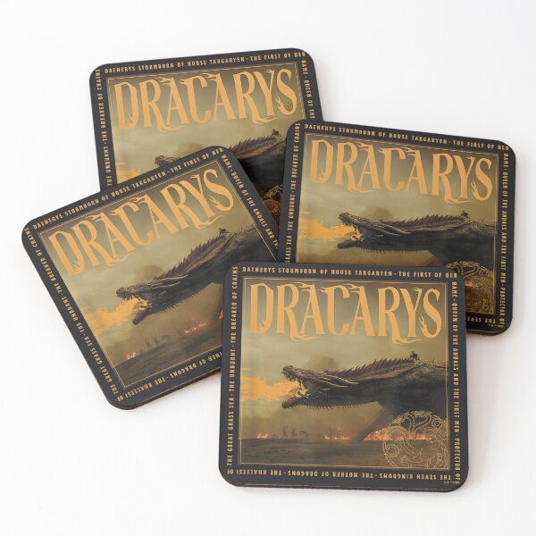 Item preview, G.of.T Dracarys Targaryen Dragon Text Box Panel designed and sold by mitchellckz.