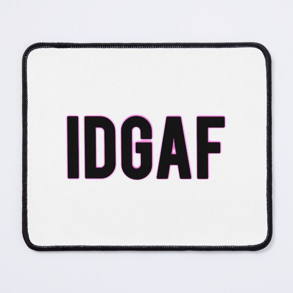 Item preview, Dua Lipa Inspired IDGAF Bold Typography Design designed and sold by semac1999.