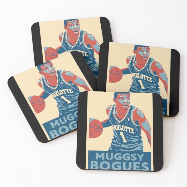 Item preview, Muggsy Bogues Charlotte Hornets Hoop Legend Poster designed and sold by CHARLESMCCLAREN.