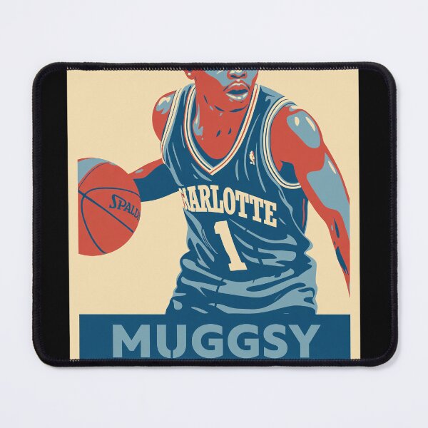 Item preview, Muggsy Bogues Charlotte Hornets Hoop Legend Poster designed and sold by CHARLESMCCLAREN.