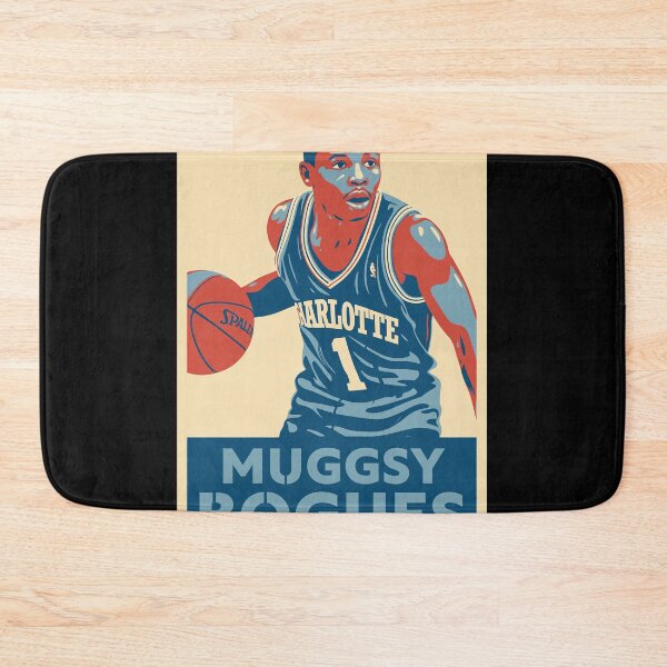 Item preview, Muggsy Bogues Charlotte Hornets Hoop Legend Poster designed and sold by CHARLESMCCLAREN.