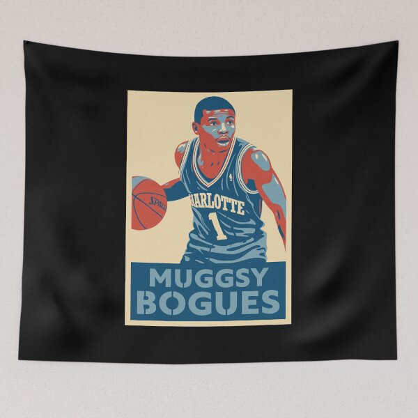 Item preview, Muggsy Bogues Charlotte Hornets Hoop Legend Poster designed and sold by CHARLESMCCLAREN.