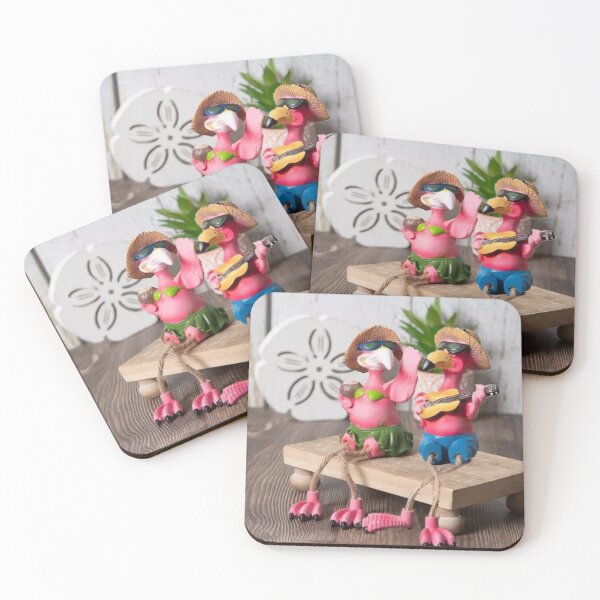Item preview, Two Flamingos Having Fun designed and sold by YK-NextByte.