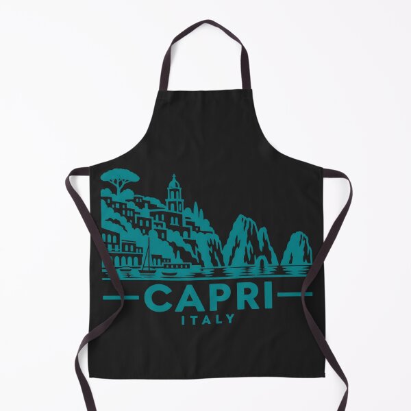 Item preview, Capri Italy Line Art Travel Poster designed and sold by CMYKStudio.