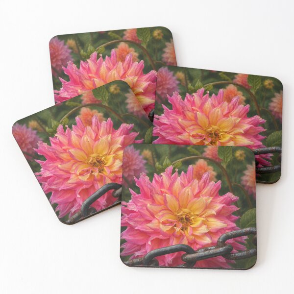 Item preview, Pink Dahlia in Chains designed and sold by Sarah Curtiss.