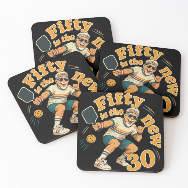 Item preview, Fifty is the New 30 Pickleball Player Retro Fun designed and sold by CHARLESMCCLAREN.