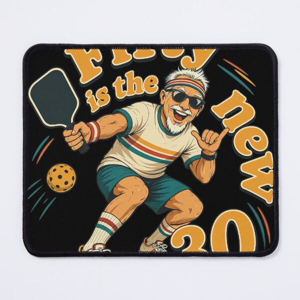 Item preview, Fifty is the New 30 Pickleball Player Retro Fun designed and sold by CHARLESMCCLAREN.