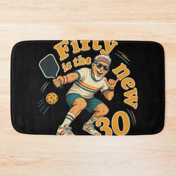 Item preview, Fifty is the New 30 Pickleball Player Retro Fun designed and sold by CHARLESMCCLAREN.