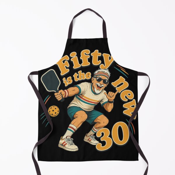 Item preview, Fifty is the New 30 Pickleball Player Retro Fun designed and sold by CHARLESMCCLAREN.