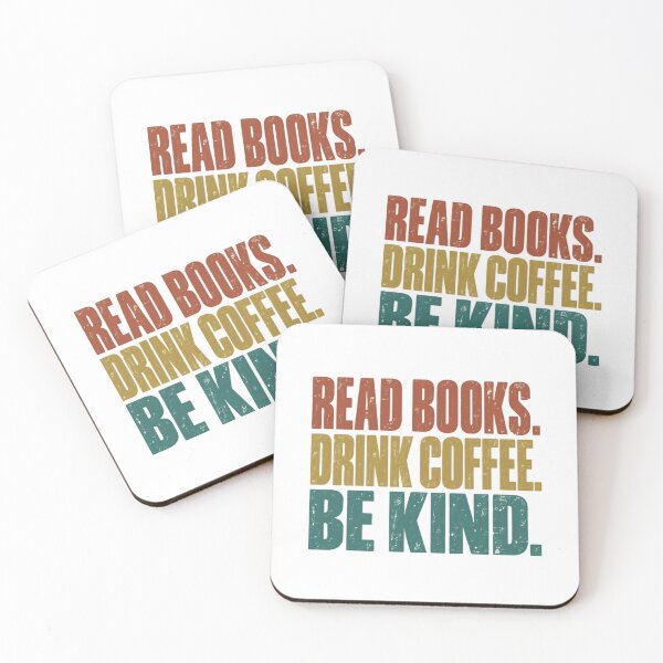 Item preview, Read Books. Drink Coffee. Be Kind. Book Lover Coffee Enthusiast Kindness Positive Lifestyle designed and sold by RetroMini2026.