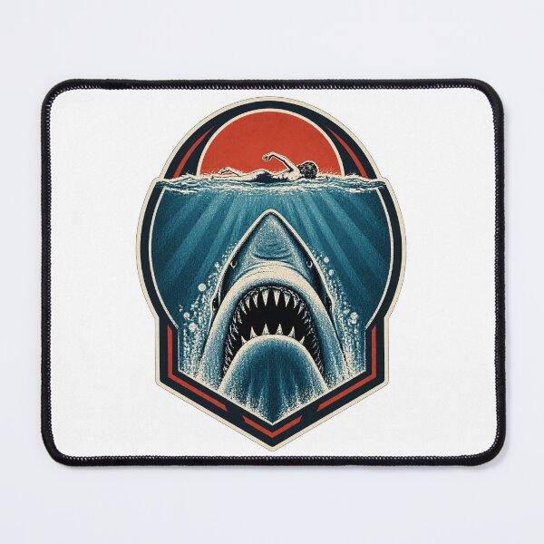 Item preview, Classic Shark Illustration Inspired by Iconic Ocean Predator designed and sold by Huntsman8.
