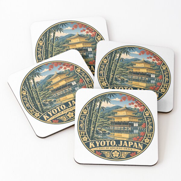 Item preview, Kyoto, Japan City Of Ancient Grace Japanese Travel Golden Pavilion Souvenir designed and sold by Simsimah26Parks.