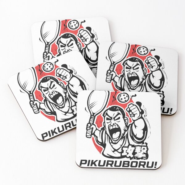 Item preview, Pickleball Attack Japanese Art Athletic  designed and sold by CHARLESMCCLAREN.