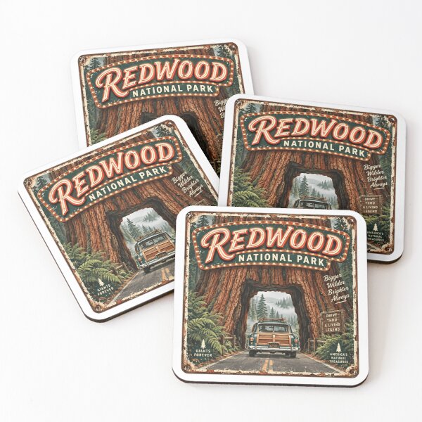 Item preview, Redwood National Park Drive Thru Living Legend California Travel designed and sold by Simsimah26Parks.