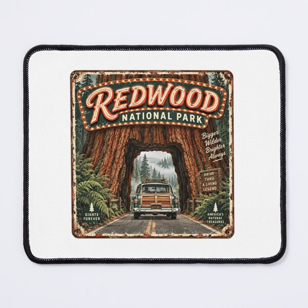Item preview, Redwood National Park Drive Thru Living Legend California Travel designed and sold by Simsimah26Parks.