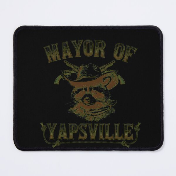 Item preview, Mayor Of Yapsville Raccoon Cowboy designed and sold by MarielaDeckow.