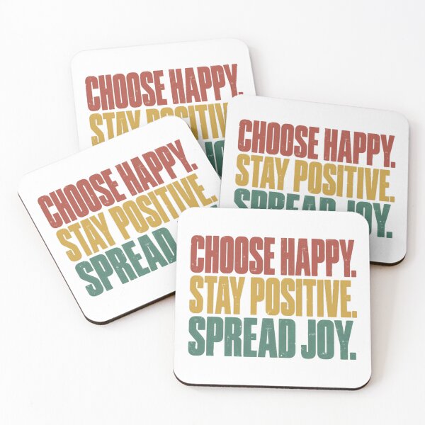 Item preview, Choose Happy. Stay Positive. Spread Joy. Motivational Inspirational Positive Mindset designed and sold by JonesFlora2025.