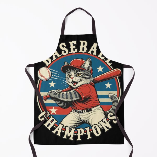 Item preview, Vintage Baseball Cat Swinging Bat Emblem designed and sold by CHARLESMCCLAREN.