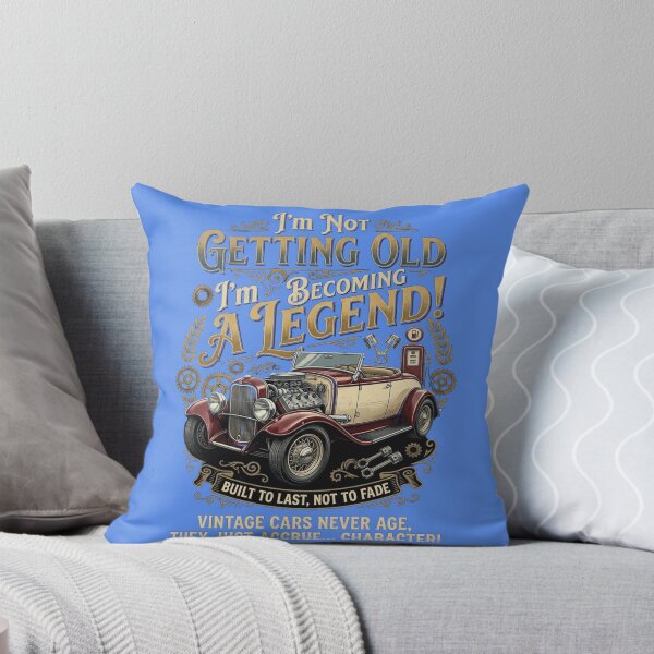Item preview, I'm Not Getting Old I'm Becoming a Legend – Vintage Retro Car Art designed and sold by Evelashop.
