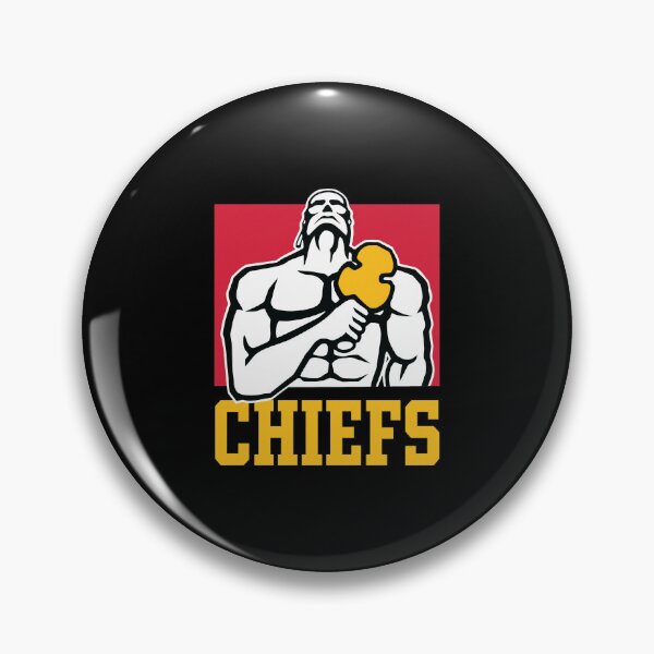 Item preview, Chiefs Muscular Figure Yellow Object Design designed and sold by CHARLESMCCLAREN.