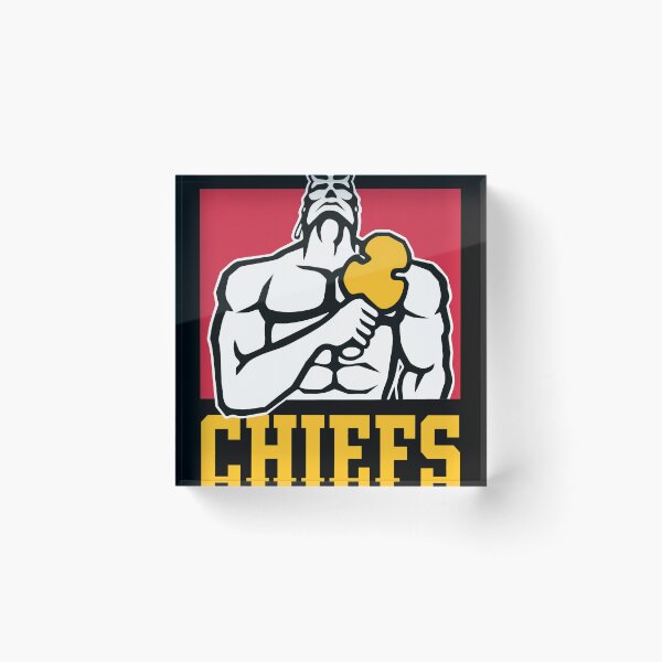 Item preview, Chiefs Muscular Figure Yellow Object Design designed and sold by CHARLESMCCLAREN.