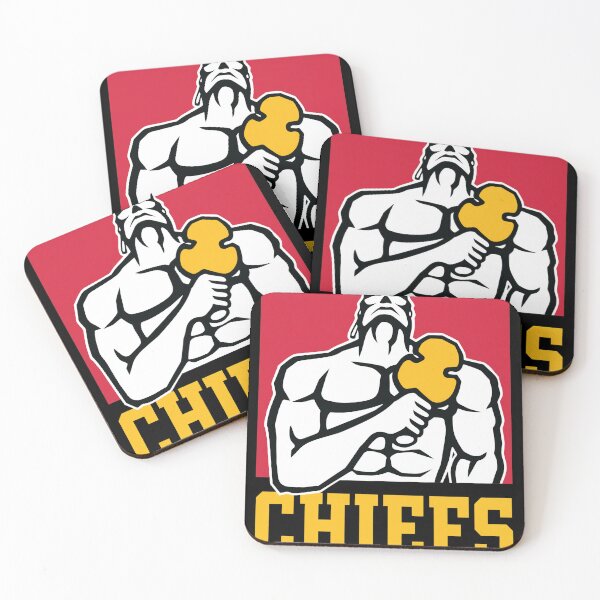 Item preview, Chiefs Muscular Figure Yellow Object Design designed and sold by CHARLESMCCLAREN.