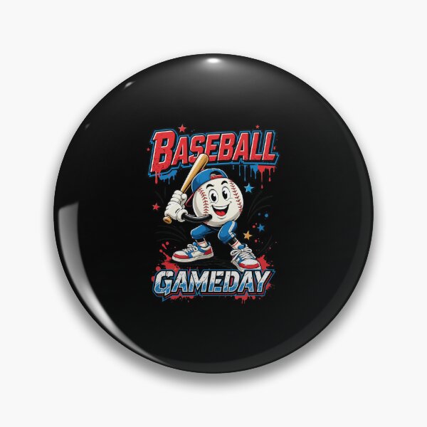 Item preview, Baseball Gameday Cartoon Character designed and sold by CHARLESMCCLAREN.