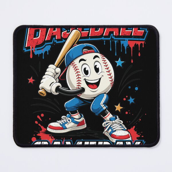 Item preview, Baseball Gameday Cartoon Character designed and sold by CHARLESMCCLAREN.