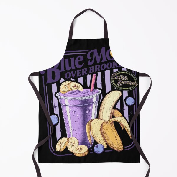 Item preview, Blue Moon Over Brooklyn Banana Drink Illustration designed and sold by CHARLESMCCLAREN.