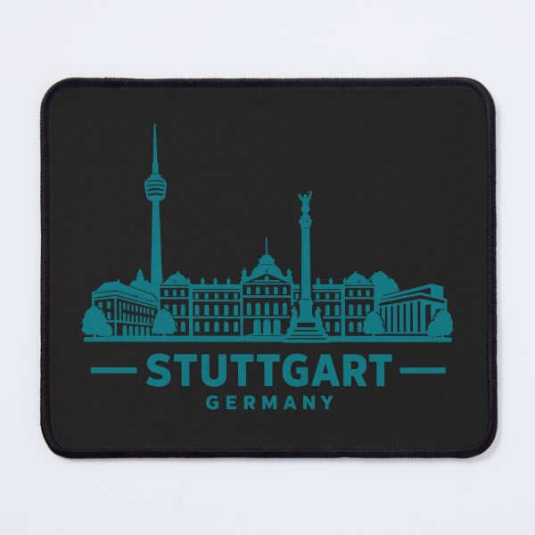 Item preview, Stuttgart Germany Line Art Skyline Poster designed and sold by CMYKStudio.