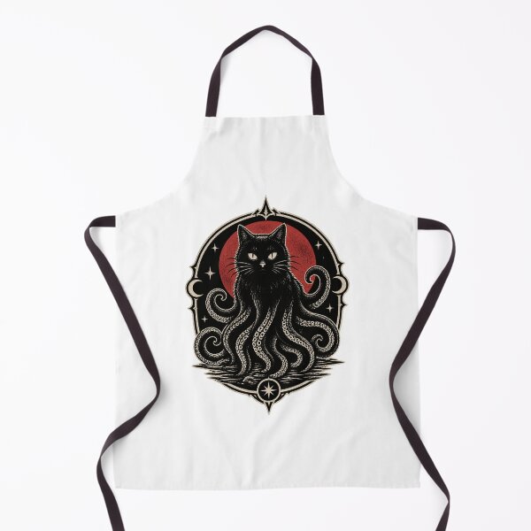Item preview, Cathulhu - Mysterious Feline Lurking in the Shadows Mythical Cat Design designed and sold by sKetch Art.co.
