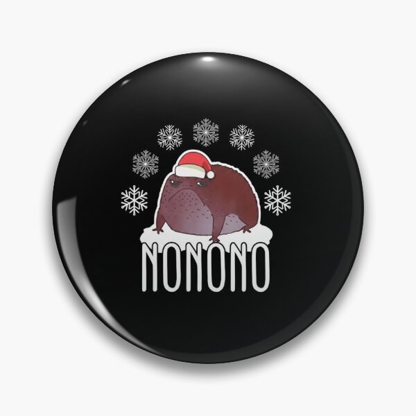 Item preview, Funny Nonono Christmas Frog in Santa Hat Holiday Design designed and sold by MiALopezArt.