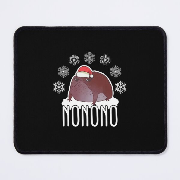 Item preview, Funny Nonono Christmas Frog in Santa Hat Holiday Design designed and sold by MiALopezArt.