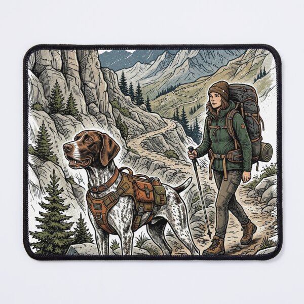 Item preview, Adventure Dog Backpacker designed and sold by meghnad.