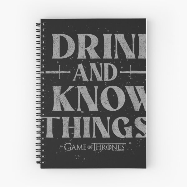 Item preview, G.of.T I Drink and Know Things Quote designed and sold by mitchellckz.