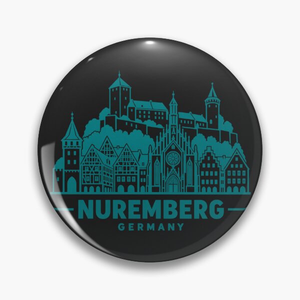 Item preview, Nuremberg Germany Line Art Skyline Poster designed and sold by CMYKStudio.