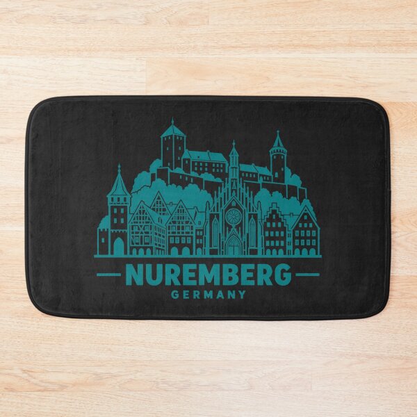Item preview, Nuremberg Germany Line Art Skyline Poster designed and sold by CMYKStudio.