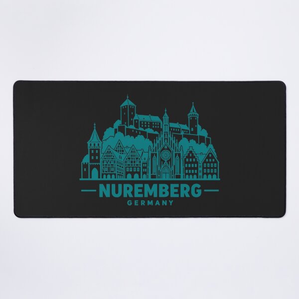 Item preview, Nuremberg Germany Line Art Skyline Poster designed and sold by CMYKStudio.