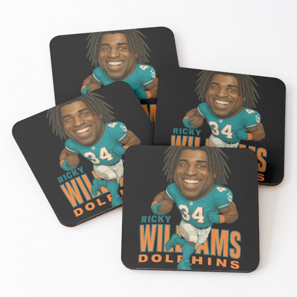 Item preview, Ricky Williams Caricature Dolphins Runner 34 Art designed and sold by CHARLESMCCLAREN.