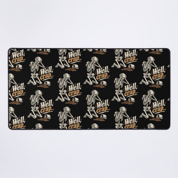 Item preview, Spilled Coffee Funny Skeleton Morning Despair Retro Design designed and sold by RamonaTeal.