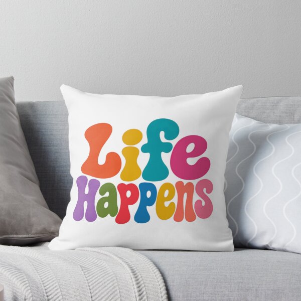 Item preview, Life Happens Positive Mindset Good Vibes designed and sold by HumansStuck12.
