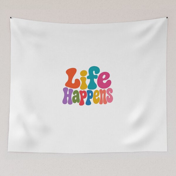 Item preview, Life Happens Positive Mindset Good Vibes designed and sold by HumansStuck12.