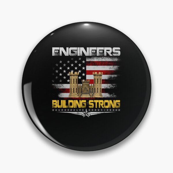 Item preview, Army Corps of Engineers Building Strong Patriotic Flag designed and sold by Osstaramilua.