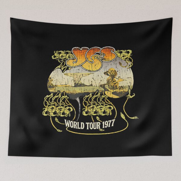 Item preview, Yes World Tour 1977 Distressed Rock designed and sold by Denise Pereira.