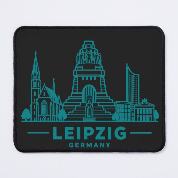 Item preview, Leipzig Germany Line Art Skyline Poster designed and sold by CMYKStudio.
