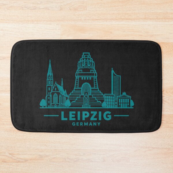 Item preview, Leipzig Germany Line Art Skyline Poster designed and sold by CMYKStudio.